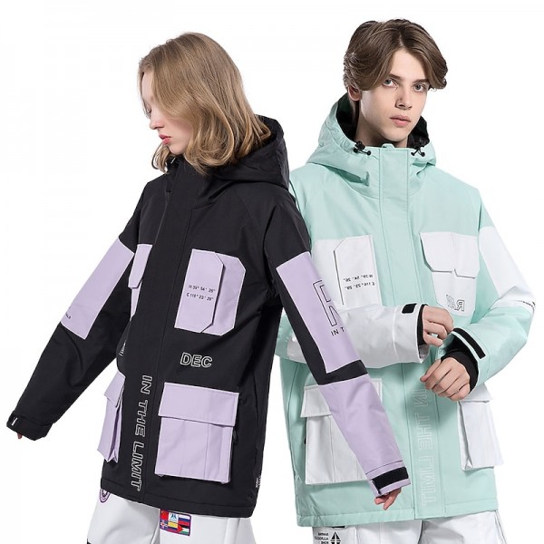 Men's Women's Ski Jacket Outdoor Winter Thermal Warm Reflective Waterproof Windproof Jacket for Snowboarding Ski Winter Sports Men's Women's Ski Jacket Outdoor Winter Thermal Warm Reflective Waterproof Windproof Jacket for Snowboarding Ski Winter Sports
