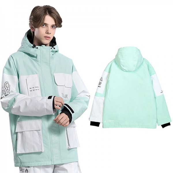 Men's Women's Ski Jacket Outdoor Winter Thermal Warm Reflective Waterproof Windproof Jacket for Snowboarding Ski Winter Sports Men's Women's Ski Jacket Outdoor Winter Thermal Warm Reflective Waterproof Windproof Jacket for Snowboarding Ski Winter Sports