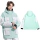 Men's Women's Ski Jacket Outdoor Winter Thermal Warm Reflective Waterproof Windproof Jacket for Snowboarding Ski Winter Sports Men's Women's Ski Jacket Outdoor Winter Thermal Warm Reflective Waterproof Windproof Jacket for Snowboarding Ski Winter Sports