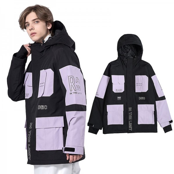 Men's Women's Ski Jacket Outdoor Winter Thermal Warm Reflective Waterproof Windproof Jacket for Snowboarding Ski Winter Sports Men's Women's Ski Jacket Outdoor Winter Thermal Warm Reflective Waterproof Windproof Jacket for Snowboarding Ski Winter Sports