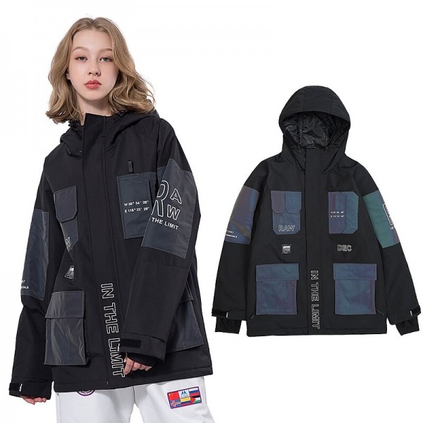 Men's Women's Ski Jacket Outdoor Winter Thermal Warm Reflective Waterproof Windproof Jacket for Snowboarding Ski Winter Sports Men's Women's Ski Jacket Outdoor Winter Thermal Warm Reflective Waterproof Windproof Jacket for Snowboarding Ski Winter Sports