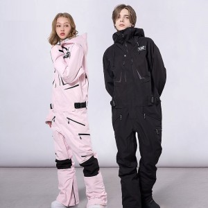 Men&#039;s Women&#039;s Ski Suit Snowsuit Outdoor Winter Thermal Warm Reflective Waterproof Windproof Snow Suit Clothing Suit for Skiing Snowboarding Winter Sports