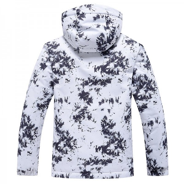 Men's Women's Hoodie Jacket Ski Jacket Outdoor Winter Thermal Warm Waterproof Windproof Breathable Detachable Hood Windbreaker Winter Jacket for Skiing Camping / Hiking Snowboarding Ski Men's Women's Hoodie Jacket Ski Jacket Outdoor Winter Thermal Warm Waterproof Windproof Breathable Detachable Hood Windbreaker Winter Jacket for Skiing Camping / Hiking Snowboarding Ski