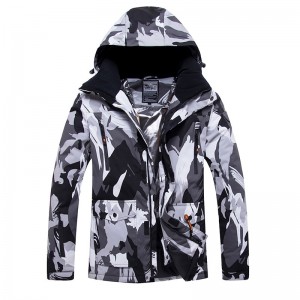 Men&#039;s Women&#039;s Hoodie Jacket Ski Jacket Outdoor Winter Thermal Warm Windproof Breathable Detachable Hood Windbreaker Winter Jacket for Skiing Camping / Hiking Snowboarding Ski