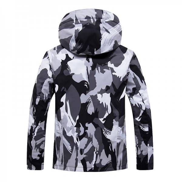 Men's Women's Hoodie Jacket Ski Jacket Outdoor Winter Thermal Warm Windproof Breathable Detachable Hood Windbreaker Winter Jacket for Skiing Camping / Hiking Snowboarding Ski Men's Women's Hoodie Jacket Ski Jacket Outdoor Winter Thermal Warm Windproof Breathable Detachable Hood Windbreaker Winter Jacket for Skiing Camping / Hiking Snowboarding Ski