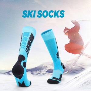 Men&#039;s Ski Socks Outdoor Winter Anti-Slip Thermal Warm Sweat-Wicking Crew Socks for Skiing Camping / Hiking Snowboarding Ski