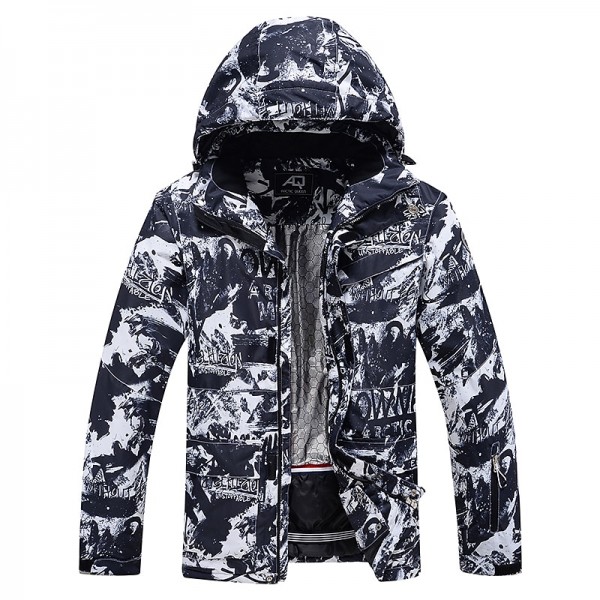 Men's Ski Jacket Outdoor Winter Thermal Warm Windproof Breathable Detachable Hood Windbreaker Winter Jacket for Skiing Camping / Hiking Snowboarding Ski Men's Ski Jacket Outdoor Winter Thermal Warm Windproof Breathable Detachable Hood Windbreaker Winter Jacket for Skiing Camping / Hiking Snowboarding Ski