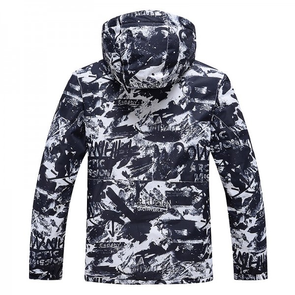 Men's Ski Jacket Outdoor Winter Thermal Warm Windproof Breathable Detachable Hood Windbreaker Winter Jacket for Skiing Camping / Hiking Snowboarding Ski Men's Ski Jacket Outdoor Winter Thermal Warm Windproof Breathable Detachable Hood Windbreaker Winter Jacket for Skiing Camping / Hiking Snowboarding Ski