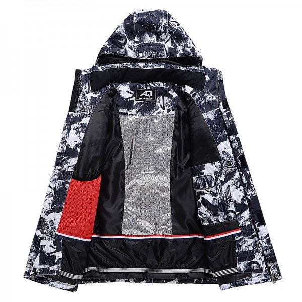 Men's Ski Jacket Outdoor Winter Thermal Warm Windproof Breathable Detachable Hood Windbreaker Winter Jacket for Skiing Camping / Hiking Snowboarding Ski Men's Ski Jacket Outdoor Winter Thermal Warm Windproof Breathable Detachable Hood Windbreaker Winter Jacket for Skiing Camping / Hiking Snowboarding Ski