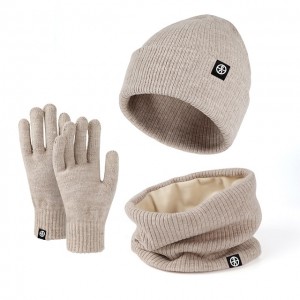 Men&#039;s Women&#039;s Hat Scarf Gloves Set Outdoor Winter Thermal Warm Windproof for Skiing Camping / Hiking Snowboarding Ski