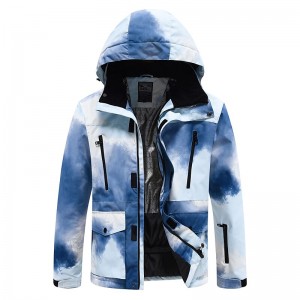 Men&#039;s Women&#039;s Hoodie Jacket Ski Jacket Outdoor Winter Thermal Warm Windproof Breathable Windbreaker Winter Jacket for Skiing Camping / Hiking Snowboarding Ski