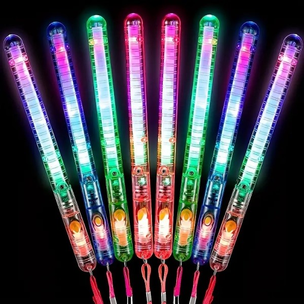3/5/10pcs LED Glow Sticks LED Party Sticks Flash Twinkling Light Multi-color Sticks Glow Sticks With Lanyard Suitable For Birthday Parties Small Gifts For Halloween And Christmas Parties 3/5/10pcs LED Glow Sticks LED Party Sticks Flash Twinkling Light Multi-color Sticks Glow Sticks With Lanyard Suitable For Birthday Parties Small Gifts For Halloween And Christmas Parties