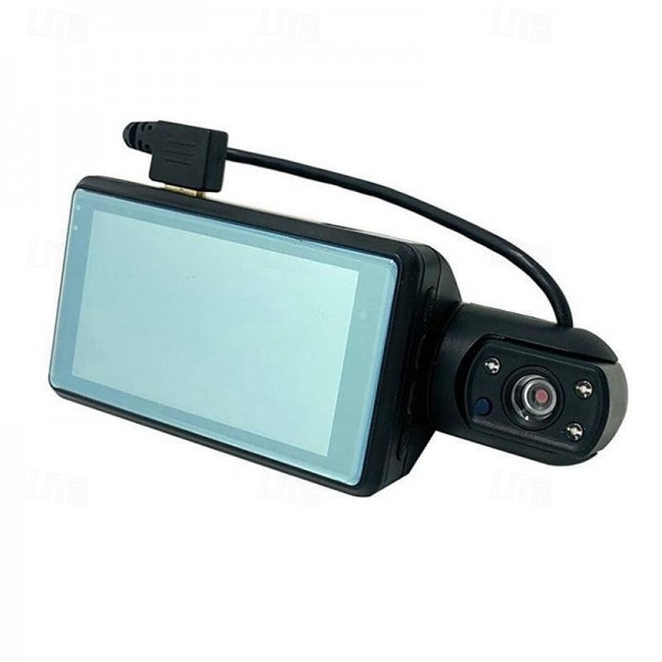 A68 1080p New Design / HD / 360° monitoring Car DVR 150 Degree Wide Angle 3 inch IPS Dash Cam with Night Vision / G-Sensor / motion detection 4 infrared LEDs Car Recorder