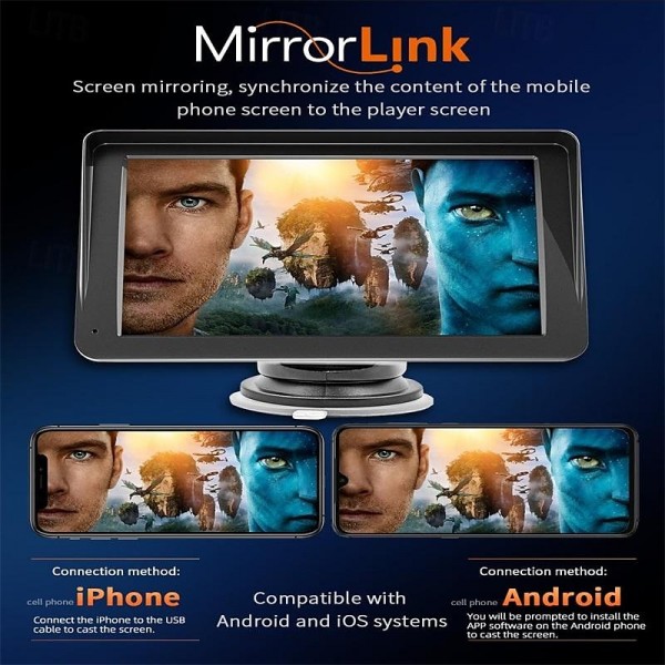 Factory OEM B500W 7 inch 2 DIN Android Car MP5 Player MP3 Built-in Bluetooth for universal Avenger