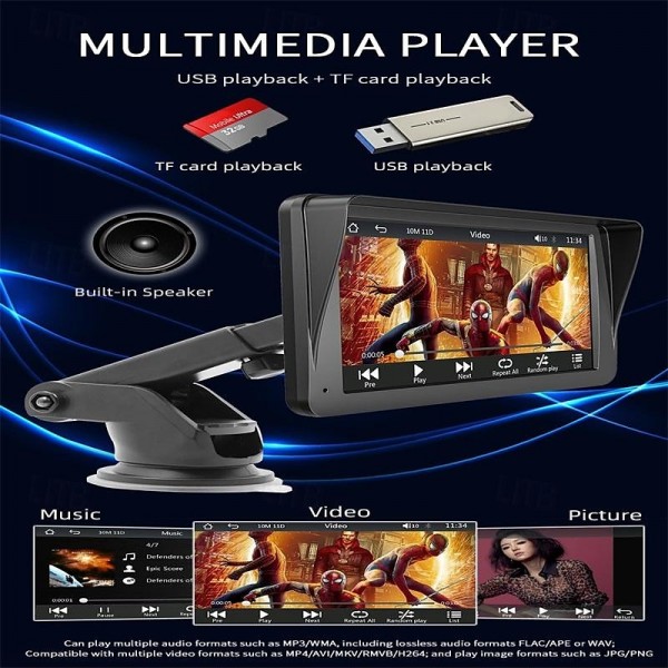 Factory OEM B500W 7 inch 2 DIN Android Car MP5 Player MP3 Built-in Bluetooth for universal Avenger