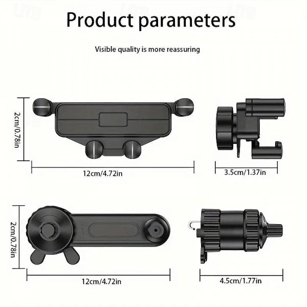Car Phone Bracket General Air Conditioning Outlet Car Navigation Bracket Fixed Support Frame Car Phone Bracket General Air Conditioning Outlet Car Navigation Bracket Fixed Support Frame