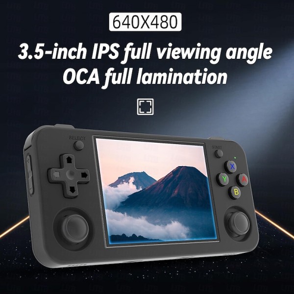 ANBERNIC RG35XX H Handheld Game Console, 3.5 Inch HD Screen Portable Audio Video Player, Double Rocker Handheld Retro Game Console