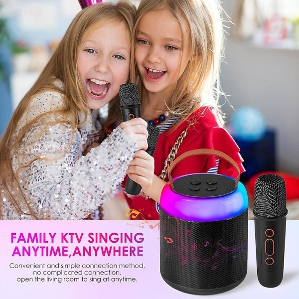 Mini Karaoke Machine with 1 Wireless Microphones for Kids Adults Portable Bluetooth Speaker Toy for Girls and Boys 2 4 5 6 7 8 9 10 12 Year Old Girl Birthday Gift Home Party Ideas Mini Karaoke Machine with 1 Wireless Microphones for Kids Adults Portable Bluetooth Speaker Toy for Girls and Boys 2 4 5 6 7 8 9 10 12 Year Old Girl Birthday Gift Home Party Ideas