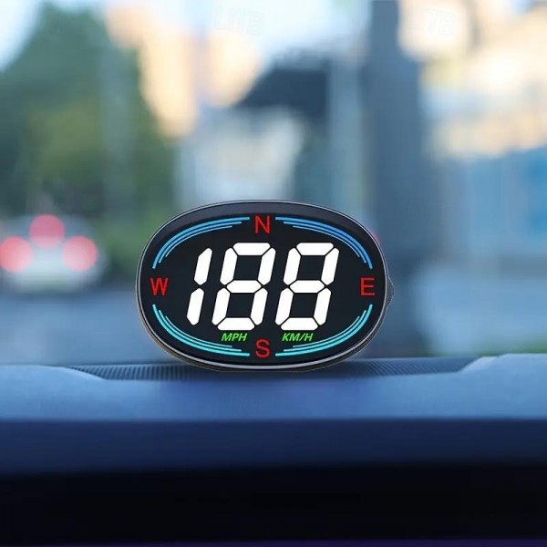 Advanced Universal HUD Head-up Display - Real-time Speedometer with Over-speed Alerts Auto Brightness & Compass - Effortless Plug & Play for All Cars Advanced Universal HUD Head-up Display - Real-time Speedometer with Over-speed Alerts Auto Brightness & Compass - Effortless Plug & Play for All Cars