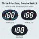 Advanced Universal HUD Head-up Display - Real-time Speedometer with Over-speed Alerts Auto Brightness & Compass - Effortless Plug & Play for All Cars Advanced Universal HUD Head-up Display - Real-time Speedometer with Over-speed Alerts Auto Brightness & Compass - Effortless Plug & Play for All Cars
