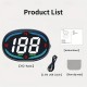 Advanced Universal HUD Head-up Display - Real-time Speedometer with Over-speed Alerts Auto Brightness & Compass - Effortless Plug & Play for All Cars Advanced Universal HUD Head-up Display - Real-time Speedometer with Over-speed Alerts Auto Brightness & Compass - Effortless Plug & Play for All Cars