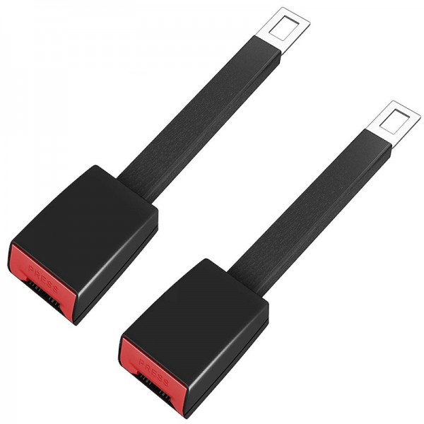 2Pcs Car Auto Seat Belt Extender Extention Buckle Safety Clip 25CM*5CM Universal Safety Seatbelt Auto Interior Modeling Safety Clip For 21mm Locking Tab Car Accessory 2Pcs Car Auto Seat Belt Extender Extention Buckle Safety Clip 25CM*5CM Universal Safety Seatbelt Auto Interior Modeling Safety Clip For 21mm Locking Tab Car Accessory