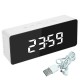 LED Light Mirror Alarm Clock with Dimmer Nap Temperature Function for Office Bedroom Travel Digital Clock Home Decor LED Light Mirror Alarm Clock with Dimmer Nap Temperature Function for Office Bedroom Travel Digital Clock Home Decor