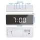 LED Light Mirror Alarm Clock with Dimmer Nap Temperature Function for Office Bedroom Travel Digital Clock Home Decor LED Light Mirror Alarm Clock with Dimmer Nap Temperature Function for Office Bedroom Travel Digital Clock Home Decor