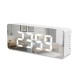 LED Light Mirror Alarm Clock with Dimmer Nap Temperature Function for Office Bedroom Travel Digital Clock Home Decor LED Light Mirror Alarm Clock with Dimmer Nap Temperature Function for Office Bedroom Travel Digital Clock Home Decor