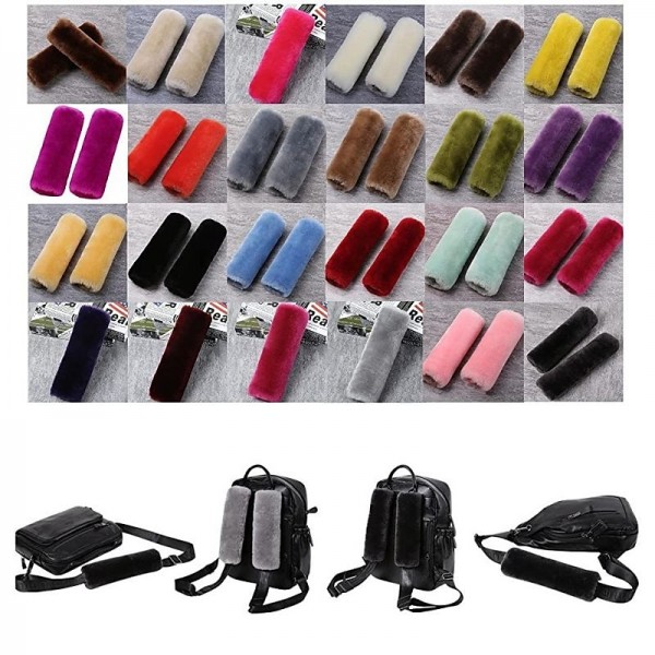 Authentic Sheepskin Car Seat Belt Pad 2 Pack Soft Seat belt cover for Shoulder Pad Neck Cushion Protector Car Accessories by Genuine Natural Merino Wool Authentic Sheepskin Car Seat Belt Pad 2 Pack Soft Seat belt cover for Shoulder Pad Neck Cushion Protector Car Accessories by Genuine Natural Merino Wool