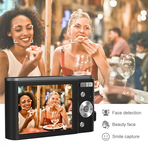 Digital Camera 1080P 48 Mega Pixels Vlogging Camera with 16X Zoom Mini Cameras Video Recorder Camcorder for Beginners Christmas Birthday Gift Digital Camera 1080P 48 Mega Pixels Vlogging Camera with 16X Zoom Mini Cameras Video Recorder Camcorder for Beginners Christmas Birthday Gift