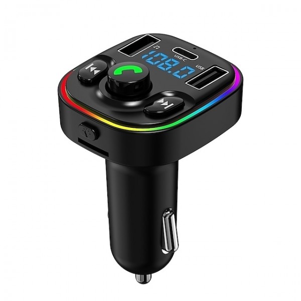 Bluetooth 5.0 FM Transmitter / Bluetooth Car Kit Car Handsfree Bluetooth / Short Circuit Protection / Multi-Output Car Bluetooth 5.0 FM Transmitter / Bluetooth Car Kit Car Handsfree Bluetooth / Short Circuit Protection / Multi-Output Car