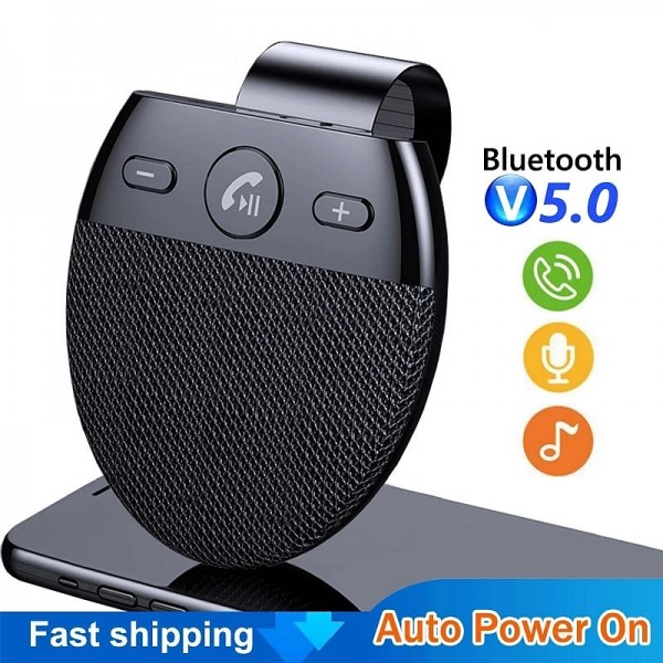 Bluetooth Car Kit Handsfree Bluetooth 5.0 Speakerphone Wireless MP3 Music Player with Microphone Auto Power On / Connect Bluetooth Car Kit Handsfree Bluetooth 5.0 Speakerphone Wireless MP3 Music Player with Microphone Auto Power On / Connect
