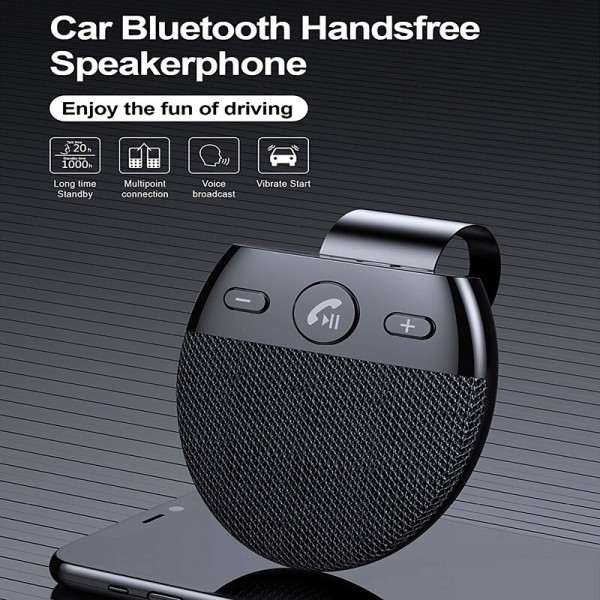 Bluetooth Car Kit Handsfree Bluetooth 5.0 Speakerphone Wireless MP3 Music Player with Microphone Auto Power On / Connect Bluetooth Car Kit Handsfree Bluetooth 5.0 Speakerphone Wireless MP3 Music Player with Microphone Auto Power On / Connect