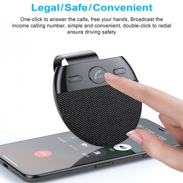 Bluetooth Car Kit Handsfree Bluetooth 5.0 Speakerphone Wireless MP3 Music Player with Microphone Auto Power On / Connect Bluetooth Car Kit Handsfree Bluetooth 5.0 Speakerphone Wireless MP3 Music Player with Microphone Auto Power On / Connect