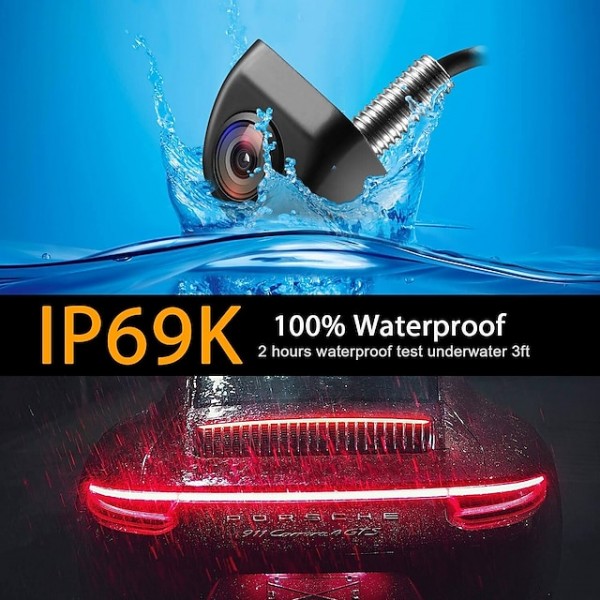 IP69K Waterproof Long Night Vision HD and Ultra Wide Angle Metal Reverse Rear View Backup Camera for Car Pickup Truck SUV RV Van Van Van IP69K Waterproof Long Night Vision HD and Ultra Wide Angle Metal Reverse Rear View Backup Camera for Car Pickup Truck SUV RV Van Van Van
