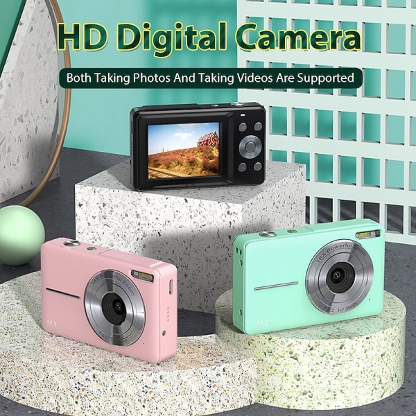Digital Camera 1080P 44MP Vlogging Camera with LCD Screen 16X Zoom Compact Portable Mini Rechargeable Camera Gifts for Students Teens Adults Girls Boys Digital Camera 1080P 44MP Vlogging Camera with LCD Screen 16X Zoom Compact Portable Mini Rechargeable Camera Gifts for Students Teens Adults Girls Boys