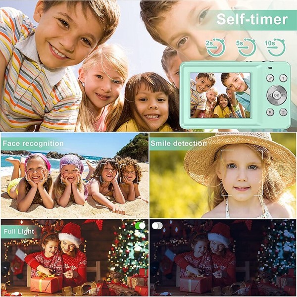 Digital Camera 1080P 44MP Vlogging Camera with LCD Screen 16X Zoom Compact Portable Mini Rechargeable Camera Gifts for Students Teens Adults Girls Boys Digital Camera 1080P 44MP Vlogging Camera with LCD Screen 16X Zoom Compact Portable Mini Rechargeable Camera Gifts for Students Teens Adults Girls Boys