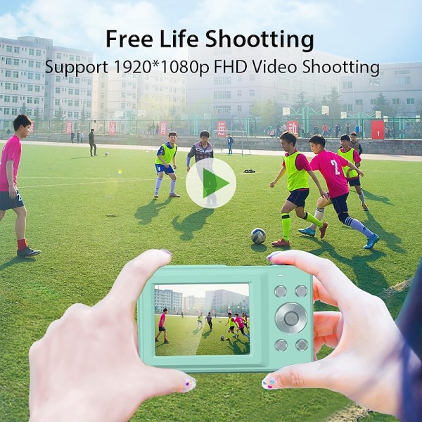 Digital Camera 1080P 44MP Vlogging Camera with LCD Screen 16X Zoom Compact Portable Mini Rechargeable Camera Gifts for Students Teens Adults Girls Boys Digital Camera 1080P 44MP Vlogging Camera with LCD Screen 16X Zoom Compact Portable Mini Rechargeable Camera Gifts for Students Teens Adults Girls Boys