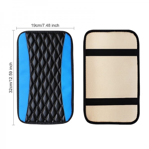 Auto Center Console Cover Pad Universal Fit for Nissan and Ford Fusion SUV/Truck/Car Waterproof Car Armrest Seat Box Cover Leather Auto Armrest Cover Auto Center Console Cover Pad Universal Fit for Nissan and Ford Fusion SUV/Truck/Car Waterproof Car Armrest Seat Box Cover Leather Auto Armrest Cover