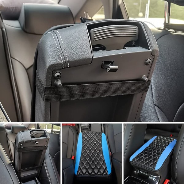 Auto Center Console Cover Pad Universal Fit for Nissan and Ford Fusion SUV/Truck/Car Waterproof Car Armrest Seat Box Cover Leather Auto Armrest Cover Auto Center Console Cover Pad Universal Fit for Nissan and Ford Fusion SUV/Truck/Car Waterproof Car Armrest Seat Box Cover Leather Auto Armrest Cover