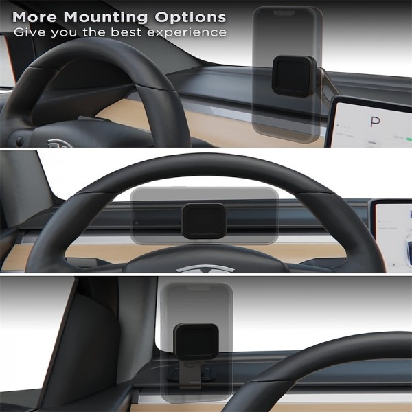 Magnetic Phone Mount Invisible Design for Car Tesla Model 3/Y/X/S Phone HolderStrong MagnetFoldable and Extendable Telescopic armFree Rotation Laptop Phone Holder Suitable for Dashboard Screens Magnetic Phone Mount Invisible Design for Car Tesla Model 3/Y/X/S Phone HolderStrong MagnetFoldable and Extendable Telescopic armFree Rotation Laptop Phone Holder Suitable for Dashboard Screens