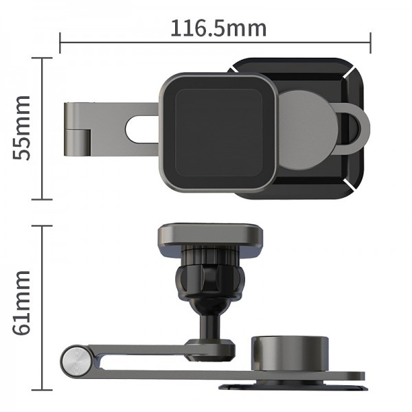 Magnetic Phone Mount Invisible Design for Car Tesla Model 3/Y/X/S Phone HolderStrong MagnetFoldable and Extendable Telescopic armFree Rotation Laptop Phone Holder Suitable for Dashboard Screens Magnetic Phone Mount Invisible Design for Car Tesla Model 3/Y/X/S Phone HolderStrong MagnetFoldable and Extendable Telescopic armFree Rotation Laptop Phone Holder Suitable for Dashboard Screens