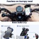 Joyroom Motorcycle Phone Mount, [1s Auto Lock][100mph Military Anti-Shake] Bike Phone Holder for Bicycle, [10s Quick Install] Handlebar Phone Mount, Compatible with iPhone, Samsung, All Cell Phone