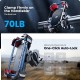 Joyroom Motorcycle Phone Mount, [1s Auto Lock][100mph Military Anti-Shake] Bike Phone Holder for Bicycle, [10s Quick Install] Handlebar Phone Mount, Compatible with iPhone, Samsung, All Cell Phone