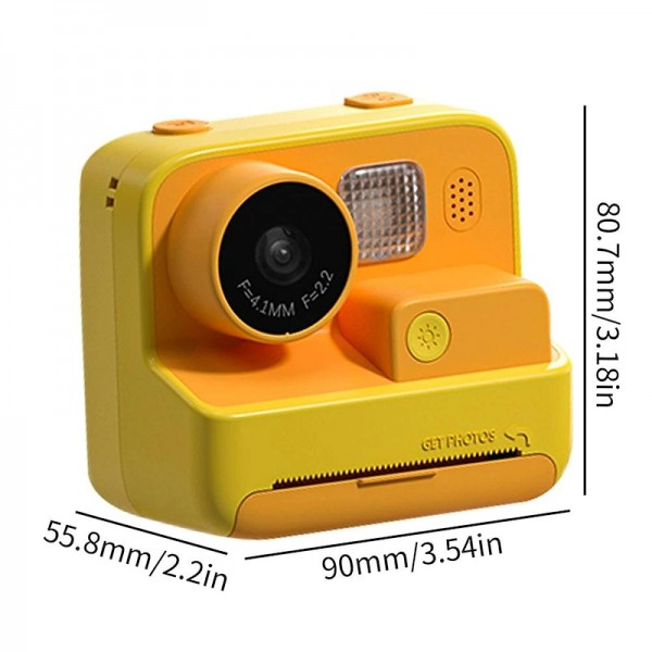 Kids Instant Print Camera Thermal Printing Camera 1080P HD Digital Camera With 3 Rolls Print Paper Video Photo for Children Toys Boy Girls Christmas Gift Kids Instant Print Camera Thermal Printing Camera 1080P HD Digital Camera With 3 Rolls Print Paper Video Photo for Children Toys Boy Girls Christmas Gift