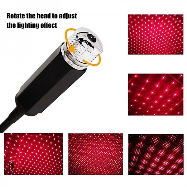 Mini LED Car Roof Star Night Projector Lights Red Blue 2 Colors Atmosphere Galaxy Lamp USB Ambient Lights Mini LED Car Roof Star Night Projector Lights Red Blue 2 Colors Atmosphere Galaxy Lamp USB Ambient Lights