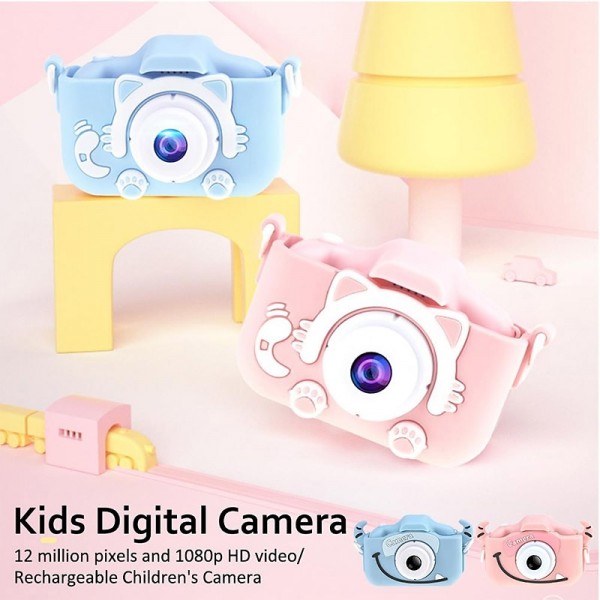 Mini Camera Kids Digital Camera Cat Toy HD Camera for Kids Educational Toy Children's Camera Toys Camera For Boy Girl Best Gift Mini Camera Kids Digital Camera Cat Toy HD Camera for Kids Educational Toy Children's Camera Toys Camera For Boy Girl Best Gift
