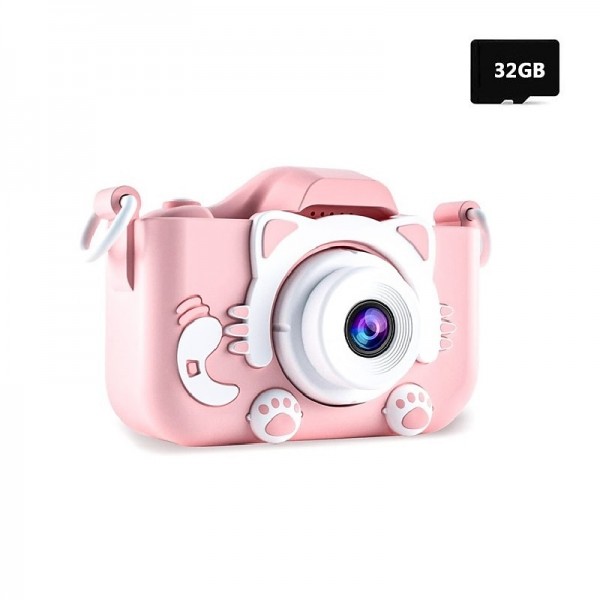 Mini Camera Kids Digital Camera Cat Toy HD Camera for Kids Educational Toy Children's Camera Toys Camera For Boy Girl Best Gift Mini Camera Kids Digital Camera Cat Toy HD Camera for Kids Educational Toy Children's Camera Toys Camera For Boy Girl Best Gift