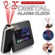 Digital Projection Alarm Clock Weather Station 180 with Temperature Thermometer Humidity Hygrometer/Bedside Wake Up Projector Clock Digital Projection Alarm Clock Weather Station 180 with Temperature Thermometer Humidity Hygrometer/Bedside Wake Up Projector Clock